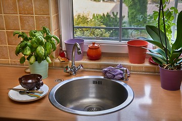 Image showing Tidy Kitchen Detail