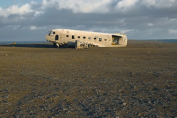 Image showing Plane wreck in Iceland