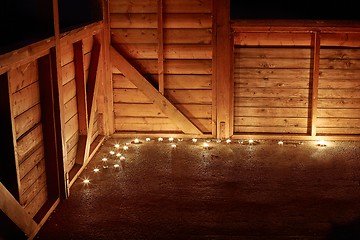 Image showing Candles At Night