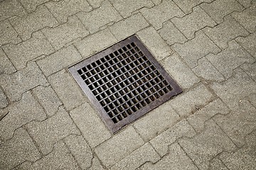 Image showing Sewer pit cover