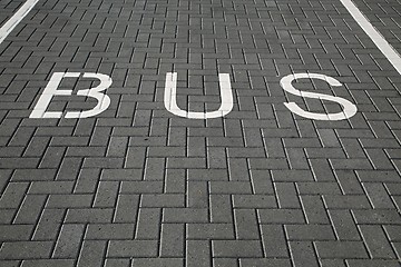 Image showing Bus Lane Sign