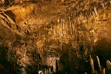 Image showing Limestone Cave Detail