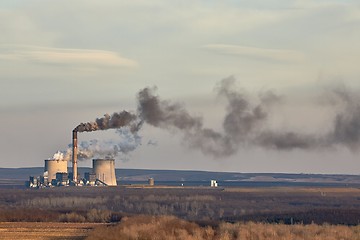 Image showing Power Plant Smoke