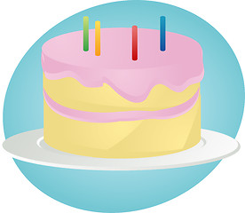 Image showing Birthday cake