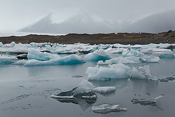 Image showing Glacial lake in Iceland