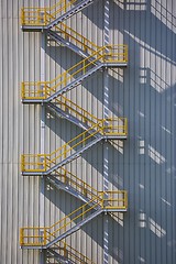 Image showing Industrial Exterior Staircase