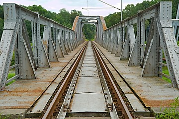 Image showing Old Railroad Bridge