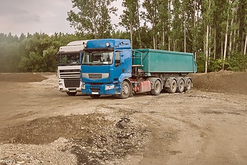 Image showing Truck at construction site