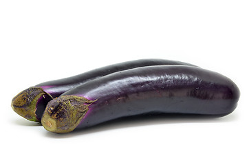 Image showing Fresh raw eggplant