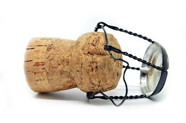 Image showing Cork from champagne bottle