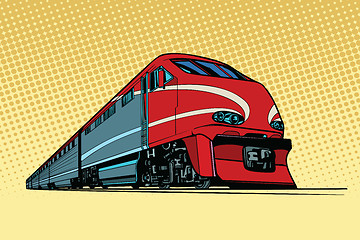 Image showing high speed passenger train