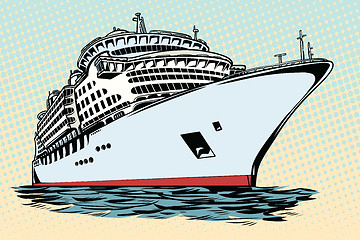 Image showing cruise ship vacation sea travel