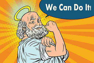 Image showing Mythical God we can do it