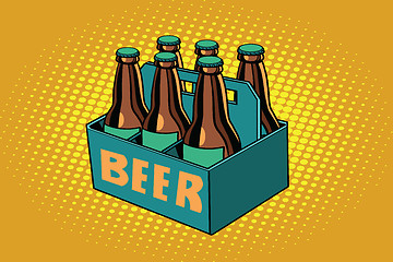 Image showing beer packaging, illustration