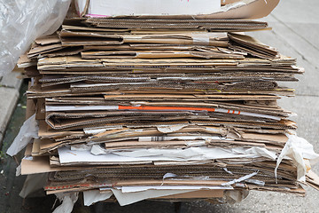 Image showing Cardboard Recycling