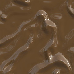 Image showing Liquid chocolate