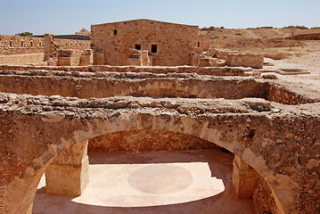 Image showing wall and ancient ruins of fortress