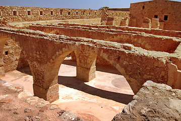 Image showing wall and ruins of fortress