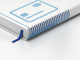 Image showing Banking concept: closed book, Credit Card on white background