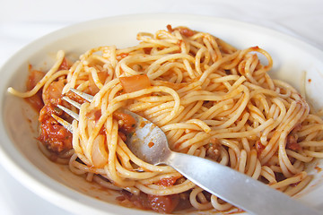 Image showing Spaghetti