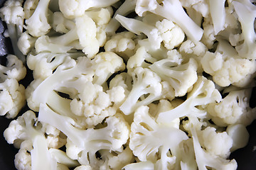 Image showing Cut cauliflowers