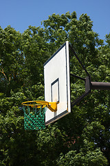 Image showing Outdoor basketball