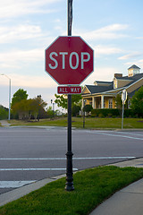 Image showing Stop sign