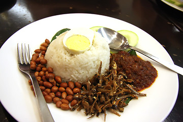 Image showing Nasi lemak