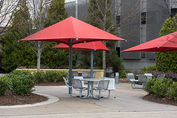 Image showing Covered picnic area