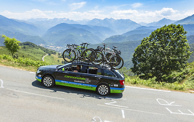 Image showing Technical Car of Cannondale-Garmin Team - Tour de France 2015