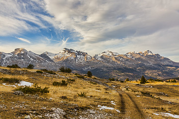 Image showing Mountain Without Snow in Winter