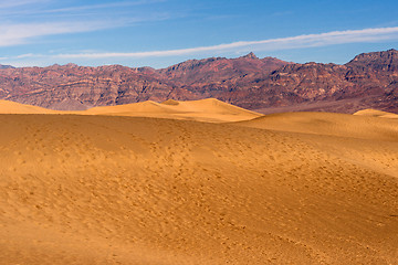 Image showing Sand Dunes Death Valley National Park