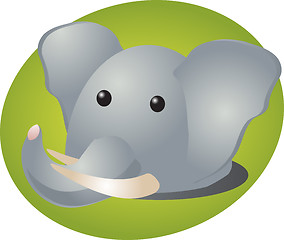 Image showing Elephant cartoon