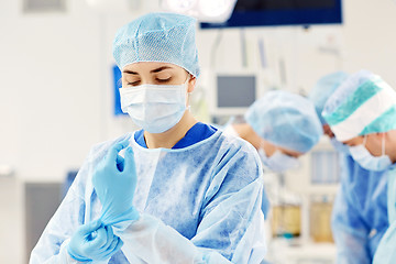 Image showing surgeon in operating room at hospital