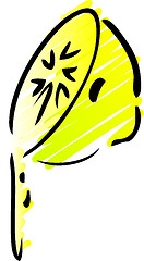 Image showing Half lemon