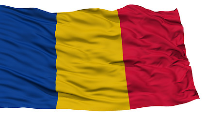 Image showing Isolated Chad Flag