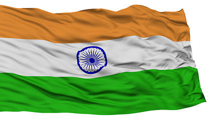 Image showing Isolated India Flag