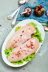 Image showing chicken fillet