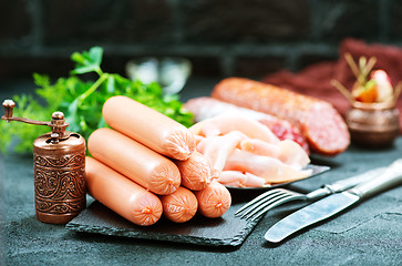 Image showing sausages