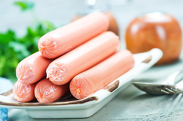 Image showing sausages