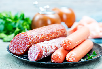 Image showing sausages