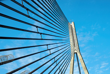 Image showing Close up of bridge, Riga