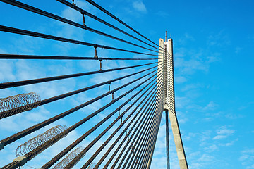 Image showing Close up of bridge, Riga