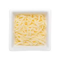 Image showing Shredded mozzarella cheese