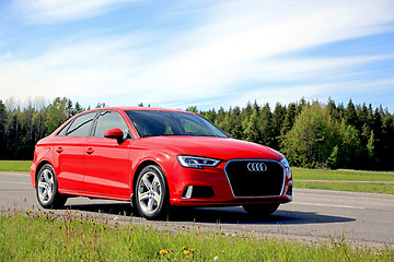 Image showing New Audi A3 Sedan at Summer