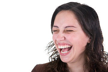 Image showing Young Girl Laughing