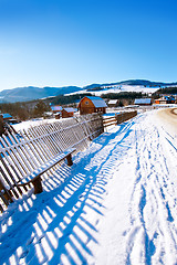 Image showing Winter mountains