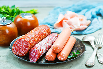 Image showing sausages