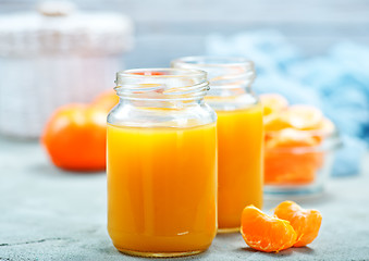 Image showing tangerines juice