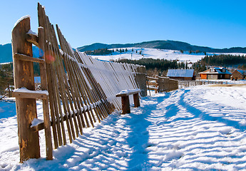 Image showing Winter mountains